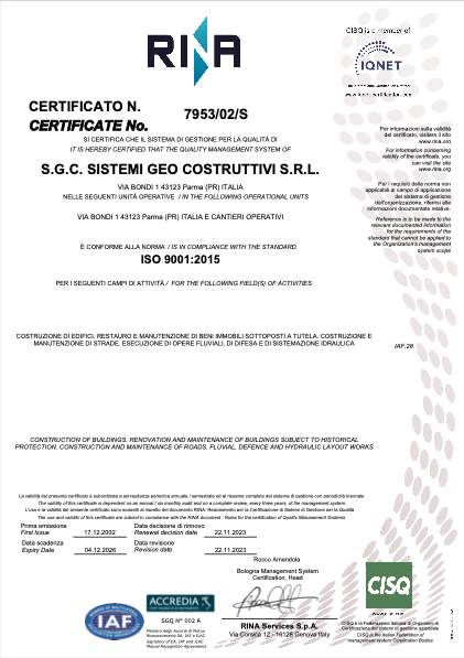 Certificazione ISO 9001